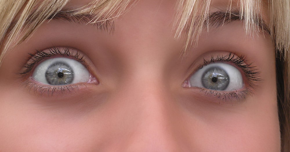 Eyes up close