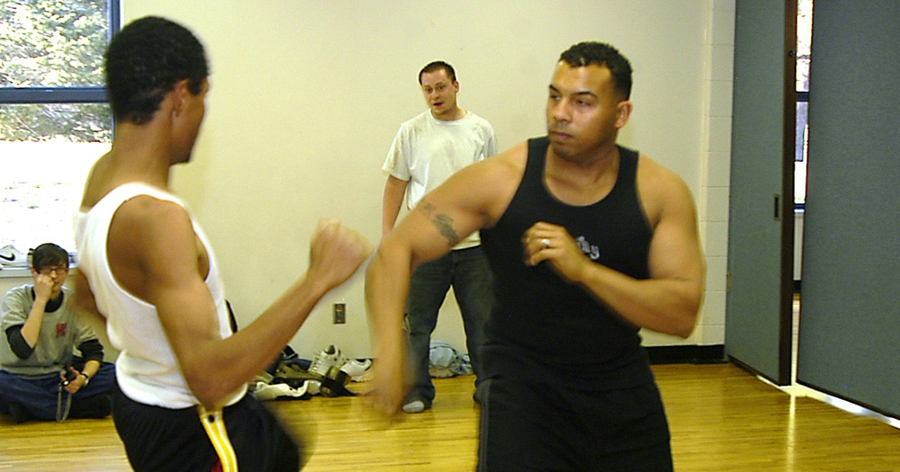 Martial arts demonstration