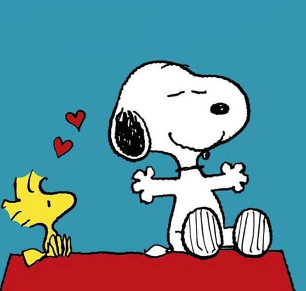 Snoopy on doghouse